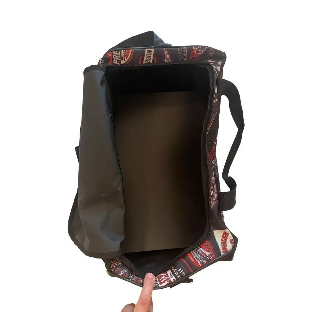 Harley Davidson Unisex Adjustable Strap Motorcycle Logos Travel Duffle Bag